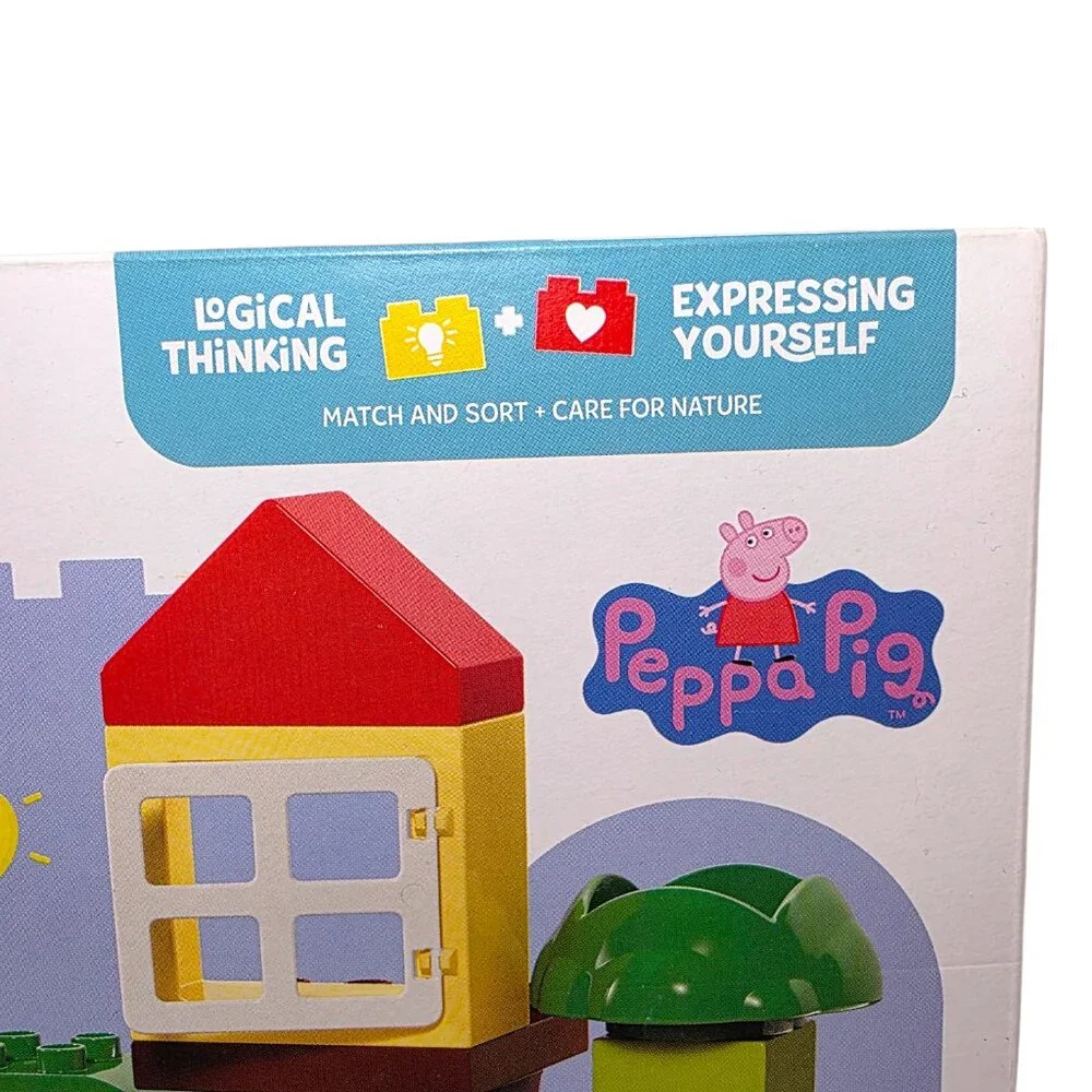 Lego Duplo 10431 Peppa Pig Garden and Tree House 20 pcs Logical Thinking SEALED